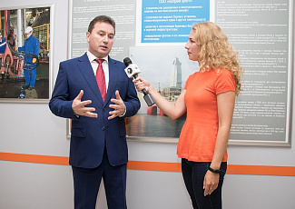 В Губкинском университете состоялось торжественное открытие аудитории компании «Газпром флот»